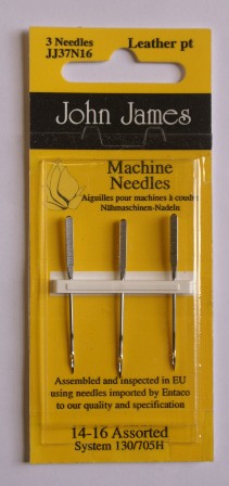 Leather Machine Needles Size 14-16 Assorted.